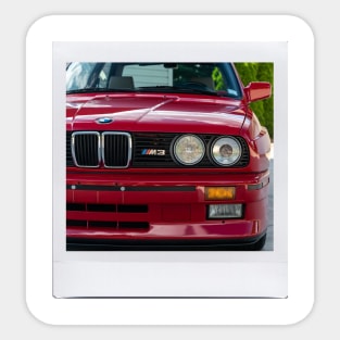 E30 Polaroid Sticker